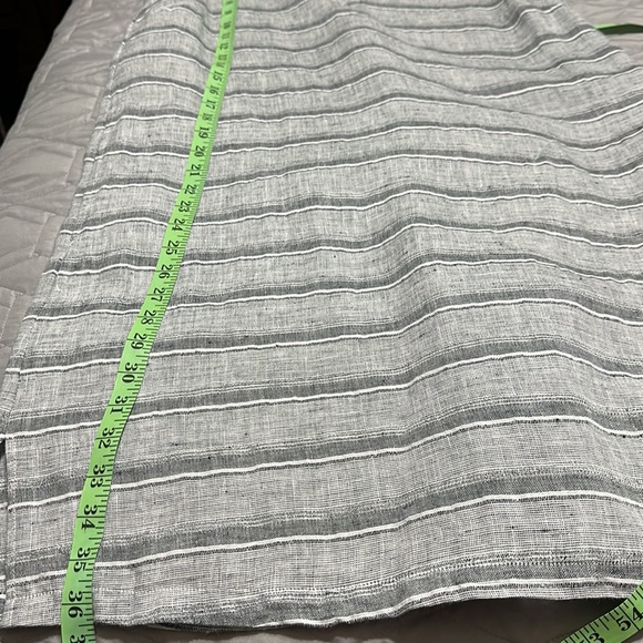 Sz Sm🇨🇦⭐️Like New Habitat Grey 💯% Linen Sleeveless Dress. Measurements Added - Picture 3 of 11